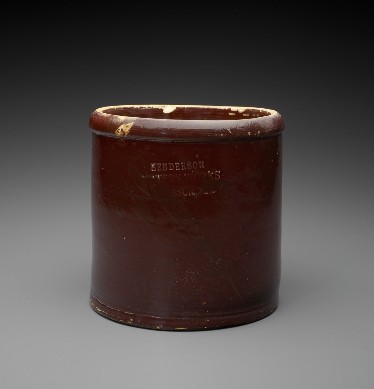 Słój, ok. 1890-1894 (kamionka szkliwiona) autorstwa Henderson Pottery Works Henderson Pottery Works
