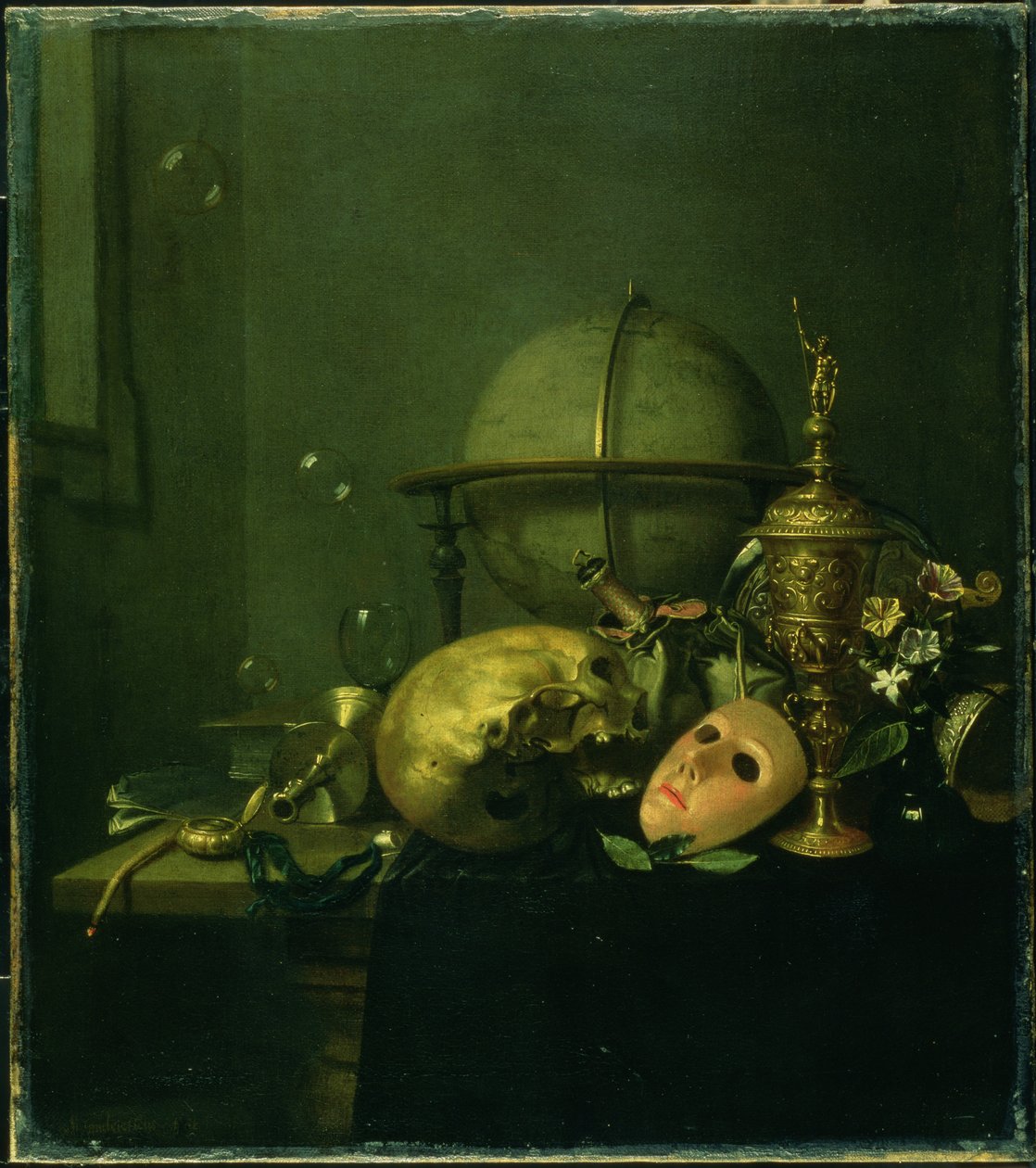 Martwa natura z maską autorstwa Hendrick Andriessen