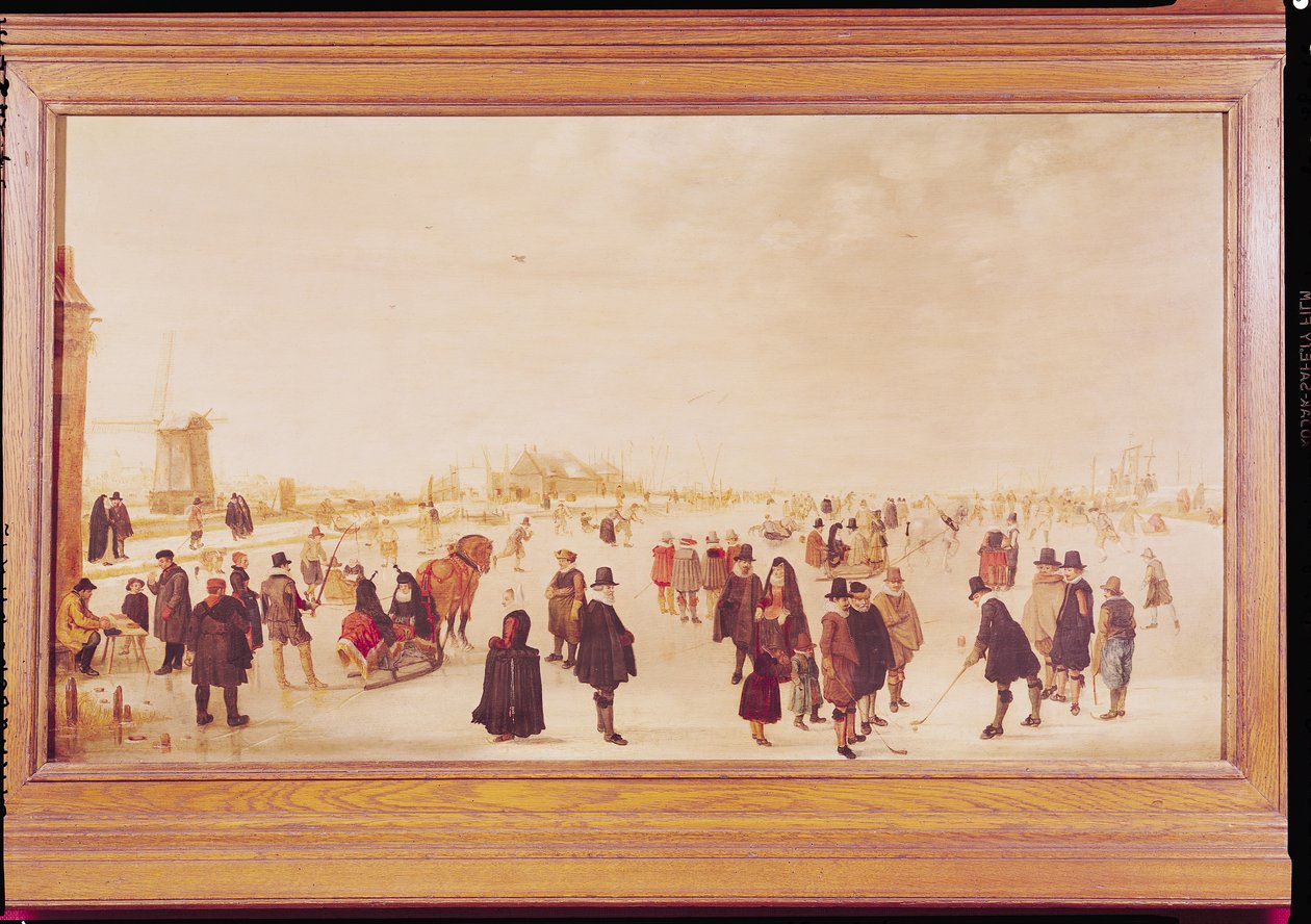 Rozrywka na lodzie autorstwa Hendrick Avercamp