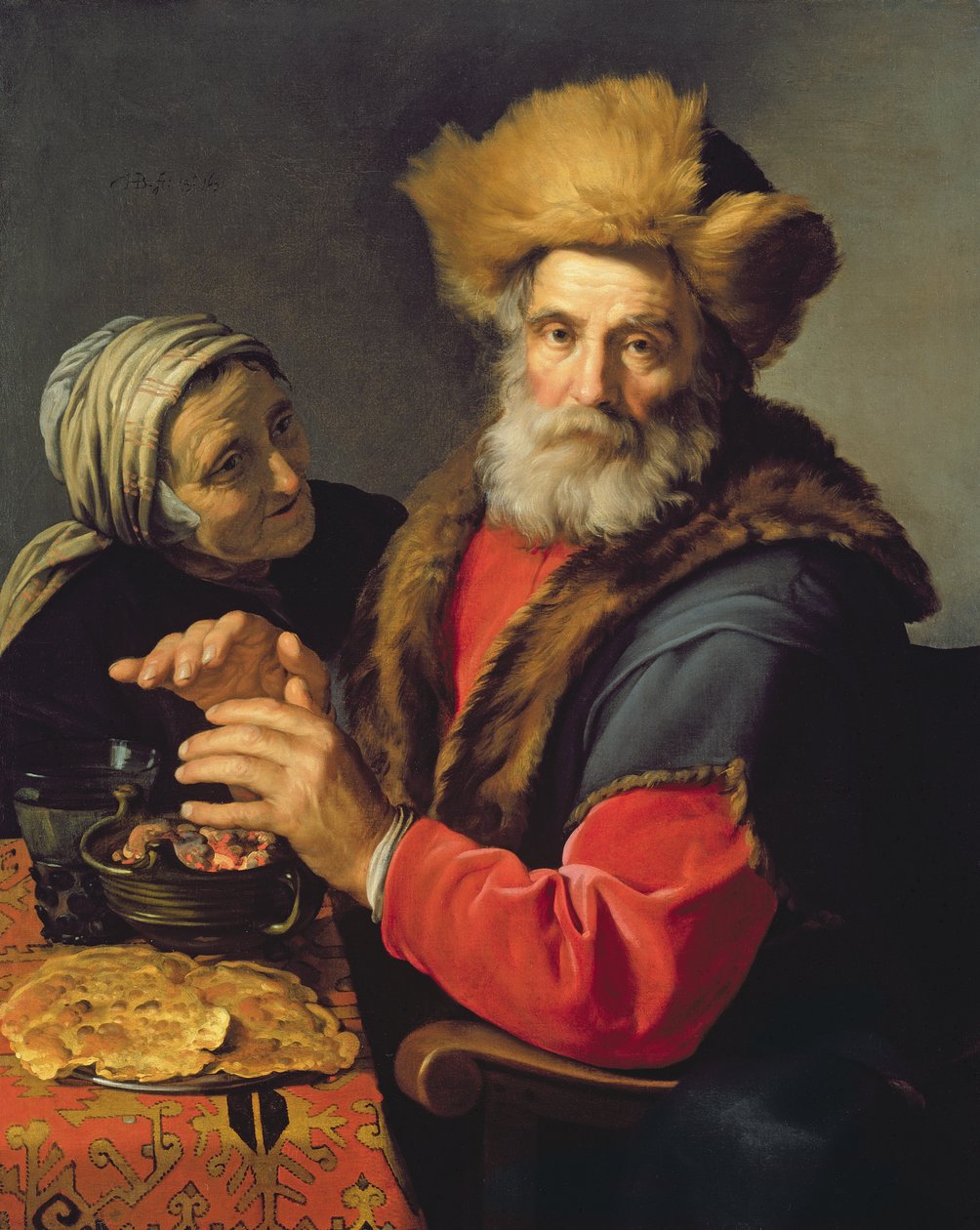 Alegoria zimy, 1631 autorstwa Hendrick Bloemaert