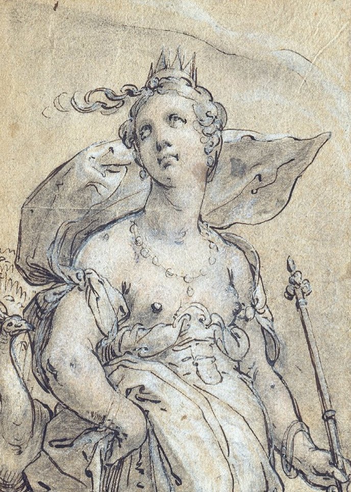 Juno autorstwa Hendrik Goltzius
