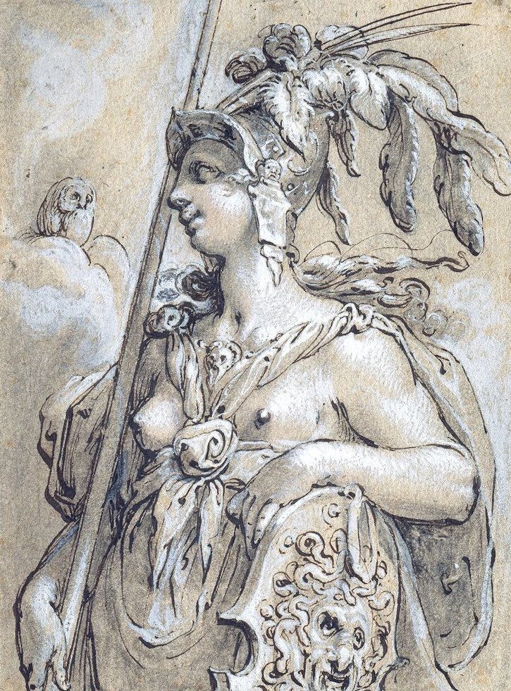 Minerwa autorstwa Hendrik Goltzius