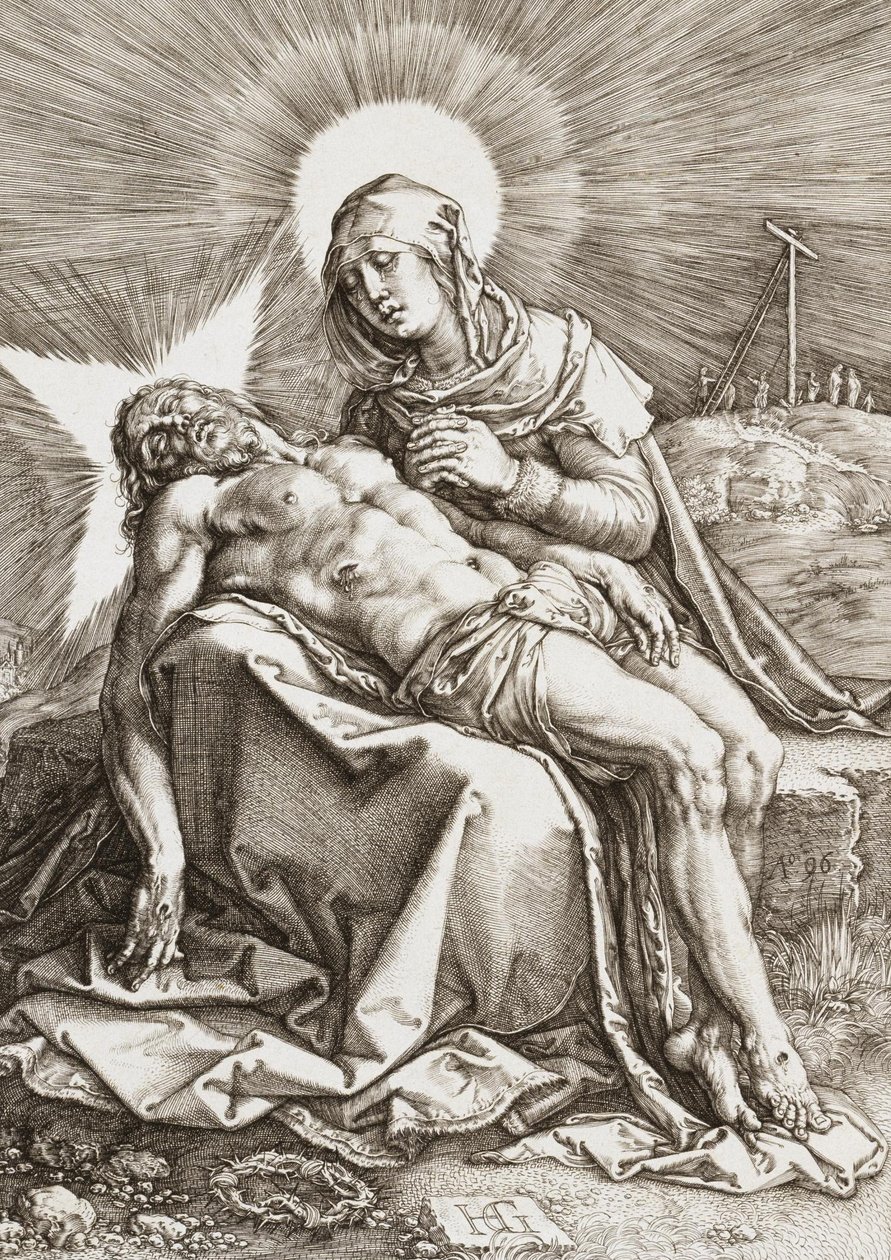 Pieta autorstwa Hendrik Goltzius
