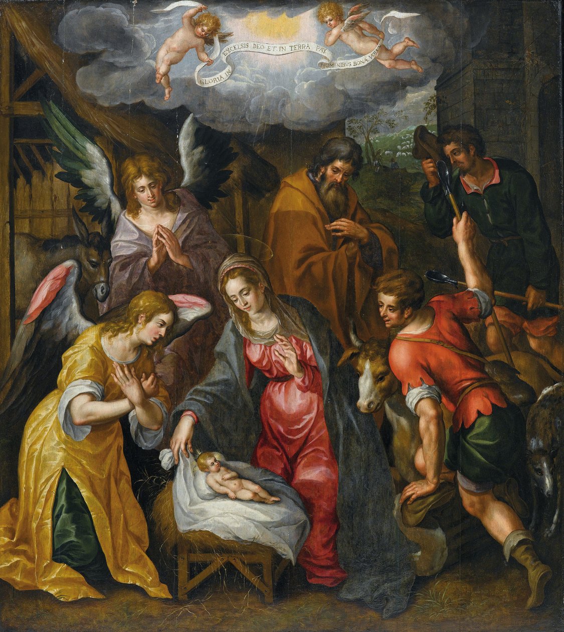 Narodziny Chrystusa autorstwa Hendrick de Clerck