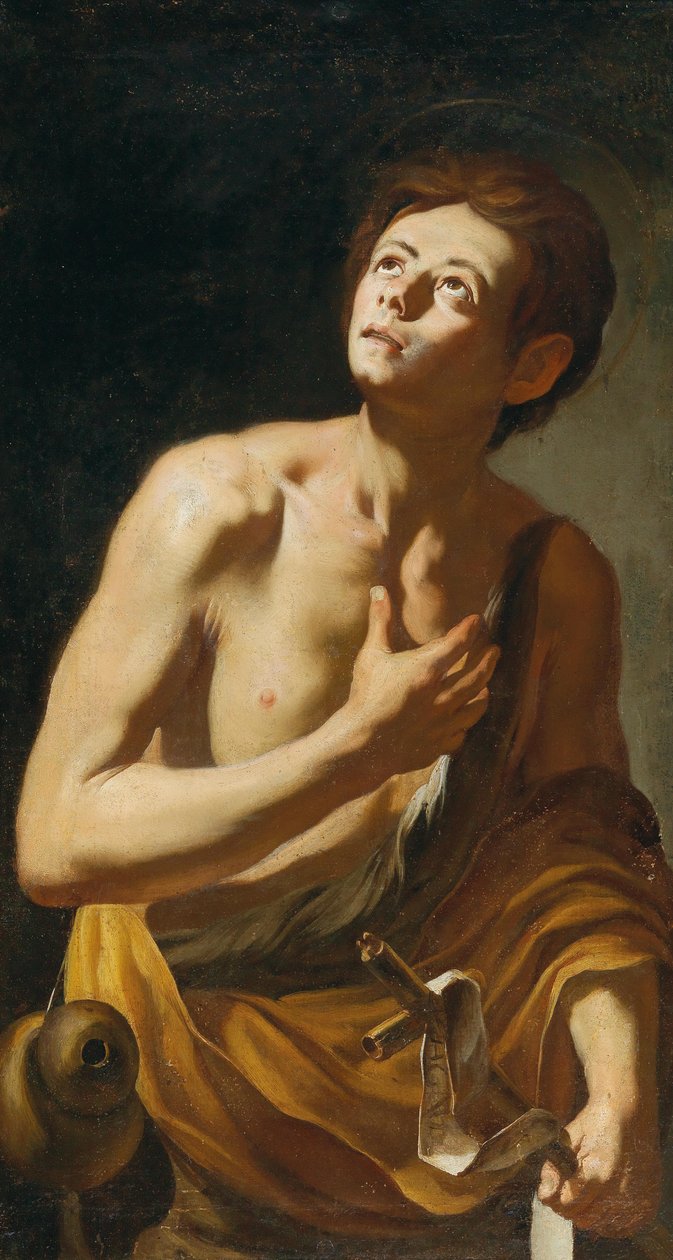 Młody św. Jan Chrzciciel autorstwa Hendrick de Somer
