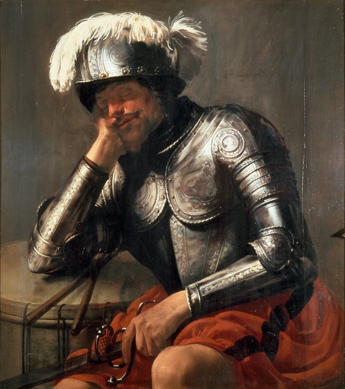Mars śpi autorstwa Hendrick ter Brugghen