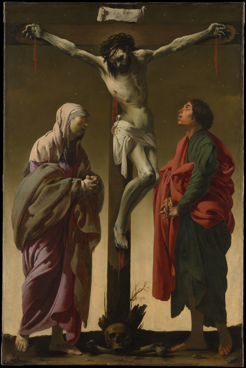 Ukrzyżowanie z Dziewicą i św. Janem autorstwa Hendrick ter Brugghen