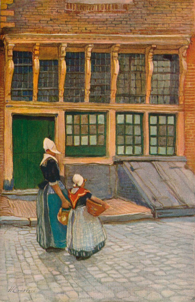 Powrót z Rynku, ok. 1902 autorstwa Hendrick Cassiers