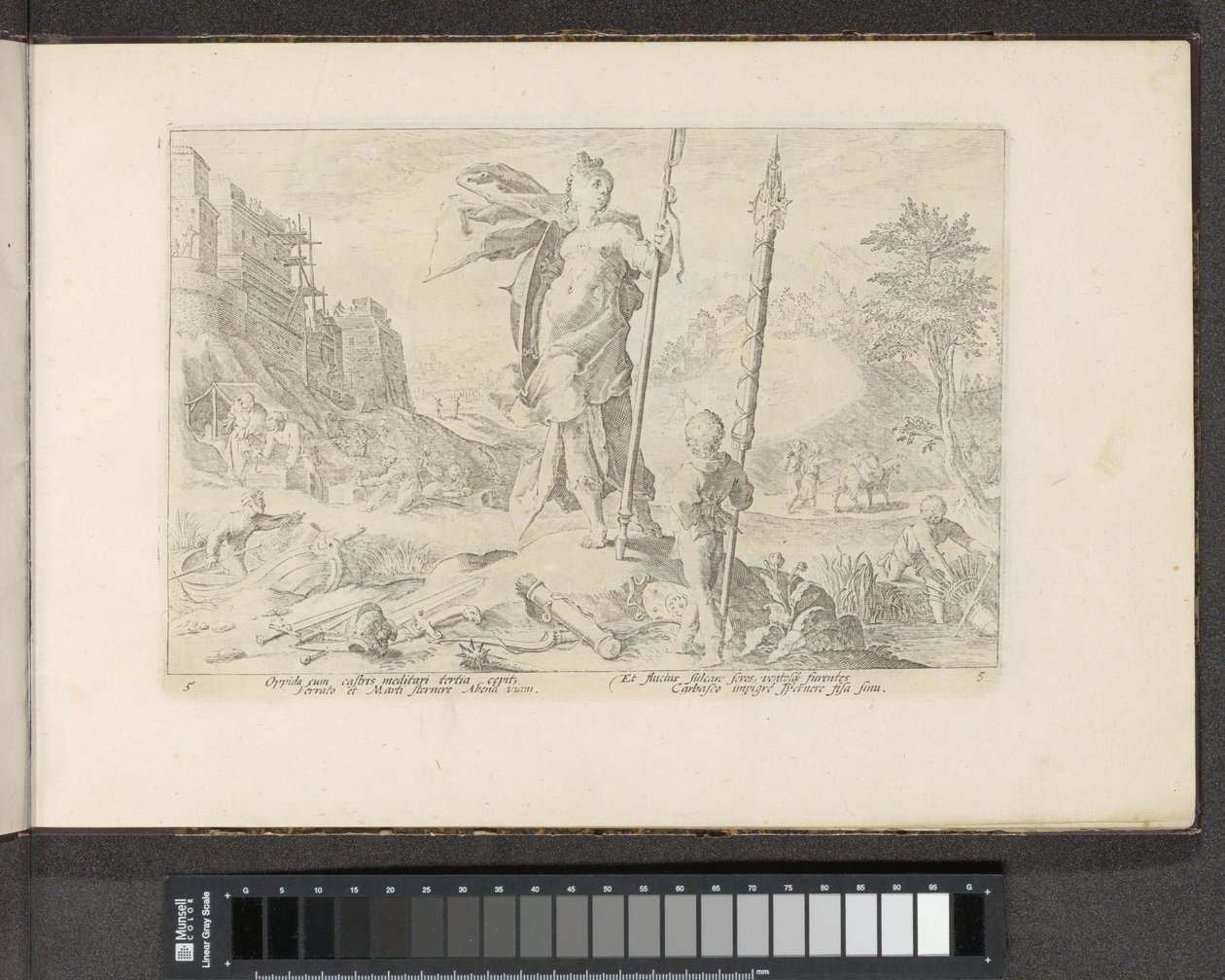 Epoka brązu Metamorfozy Owidiusza (tytuł serii) Odtworzenia P. Ovidiusa Naso (tytuł serii) autorstwa Hendrick Goltzius (workshop of)