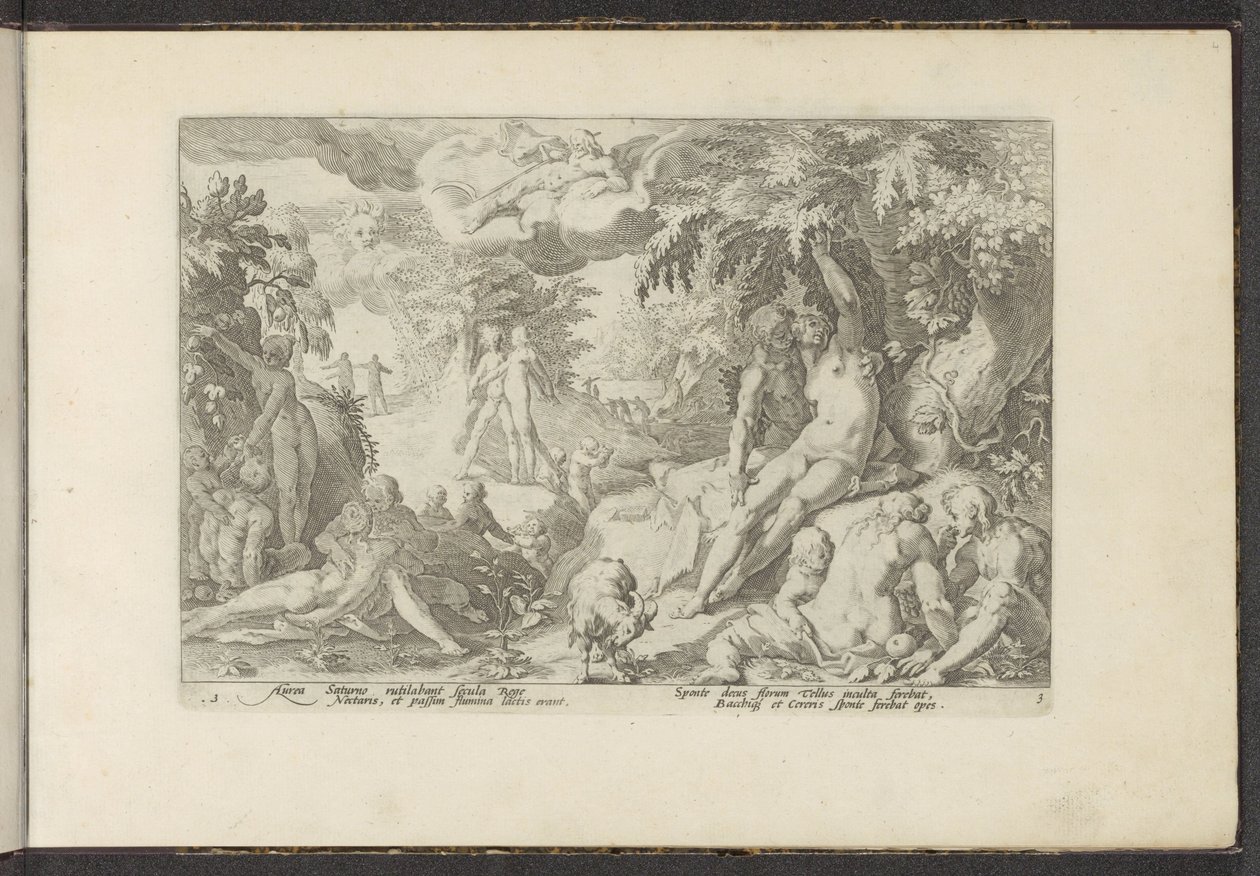 Złoty wiek Metamorfozy Owidiusza (tytuł serii) Odtworzenia P. Ovidiusa Naso (tytuł serii) autorstwa Hendrick Goltzius (workshop of)