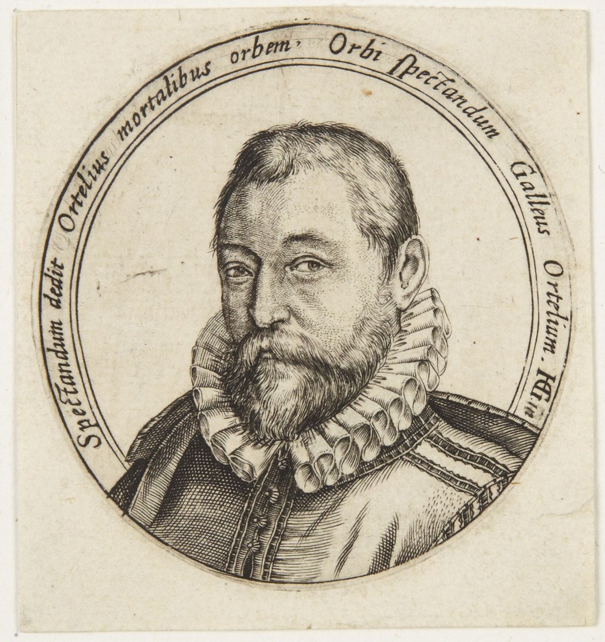 Abraham Ortelius autorstwa Hendrick Goltzius