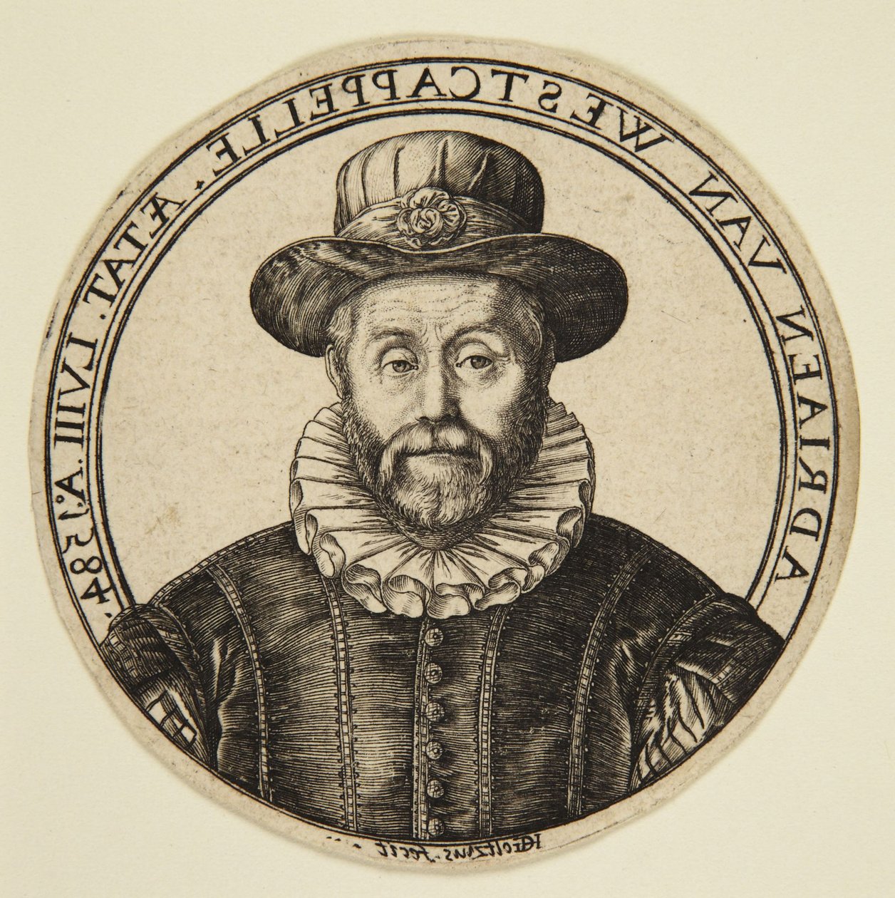 Adriaen van Westcappelle autorstwa Hendrick Goltzius