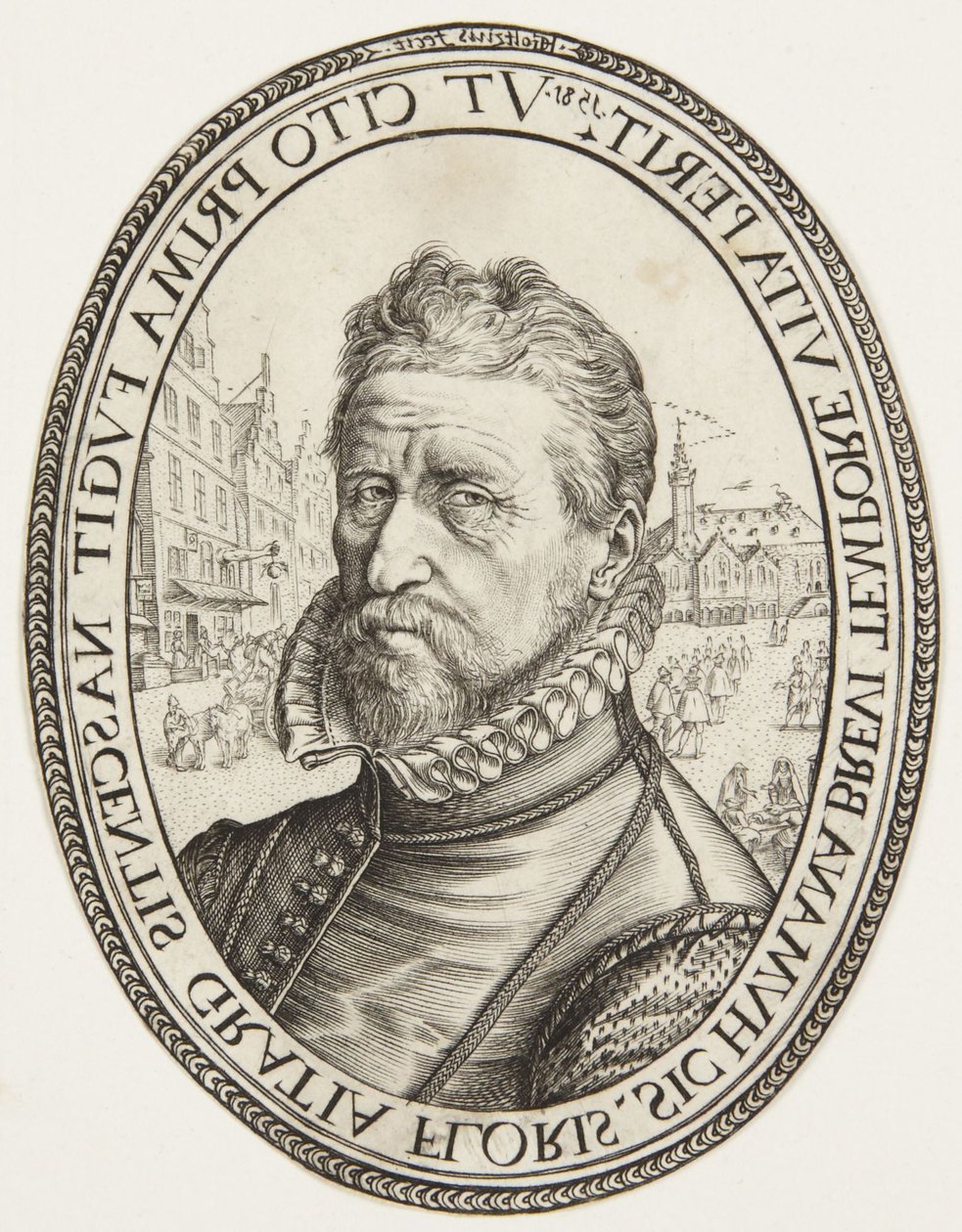 Allaert Fransz. Schatter autorstwa Hendrick Goltzius