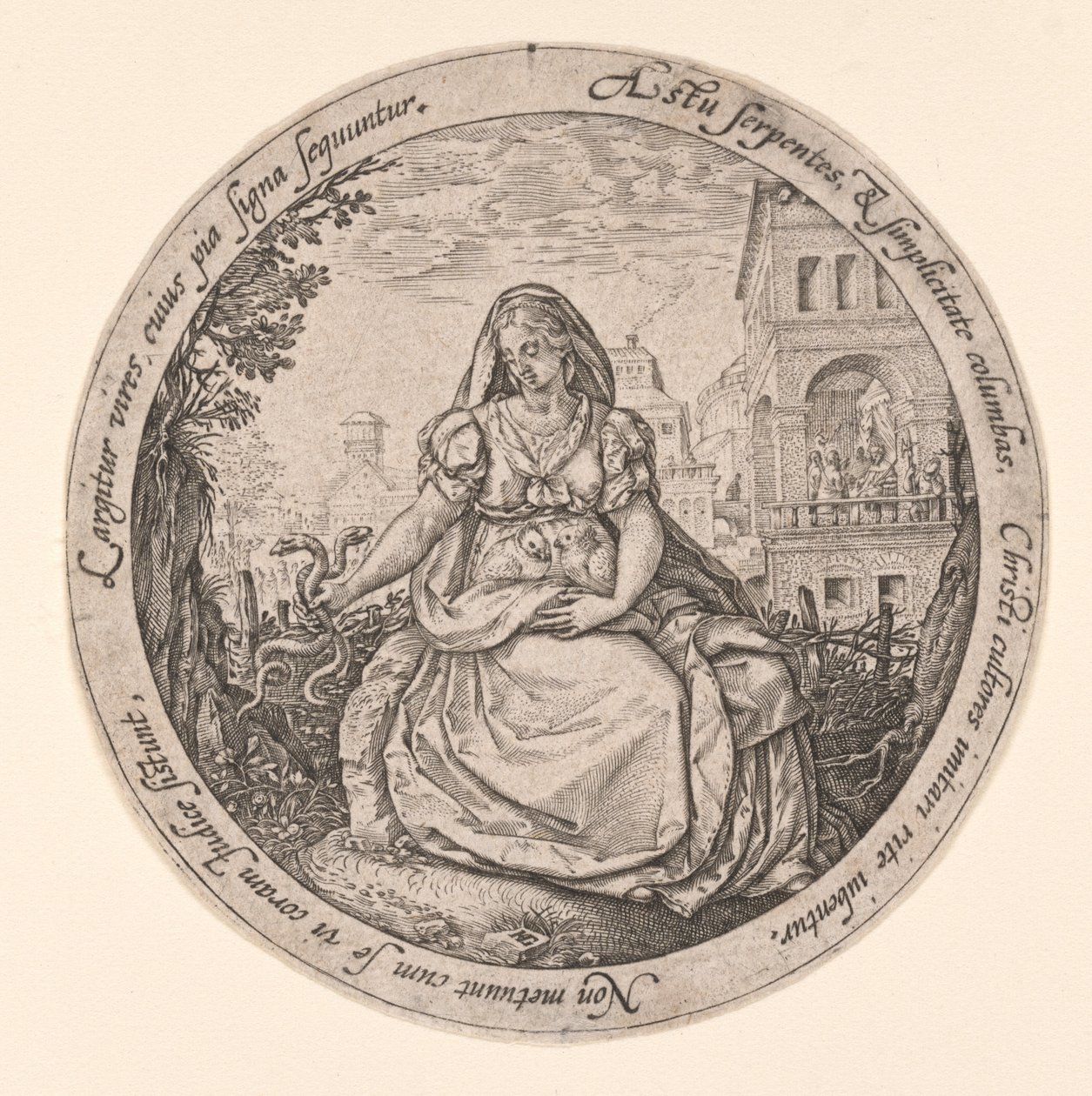 Alegoria roztropności autorstwa Hendrick Goltzius