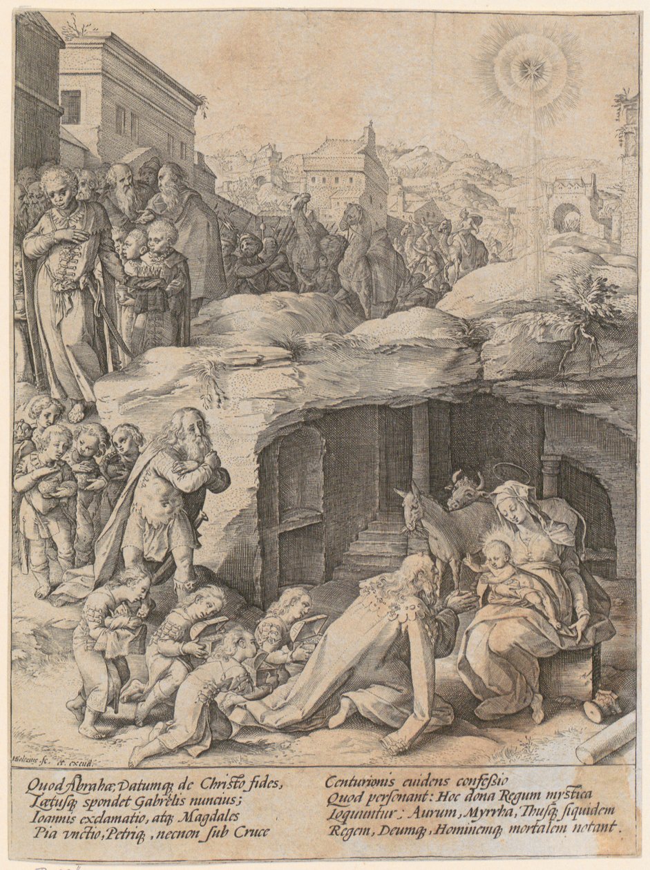 Pokłon Trzech Króli autorstwa Hendrick Goltzius