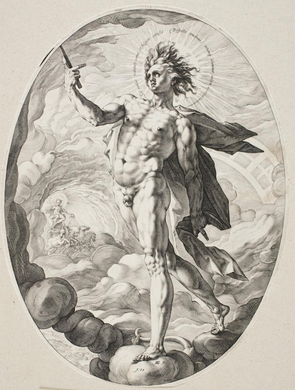 Apollo autorstwa Hendrick Goltzius