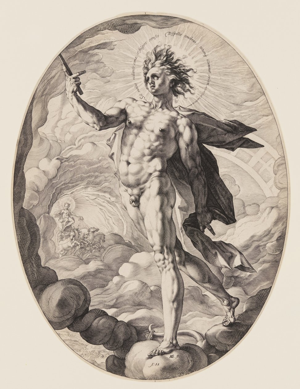 Apollo autorstwa Hendrick Goltzius