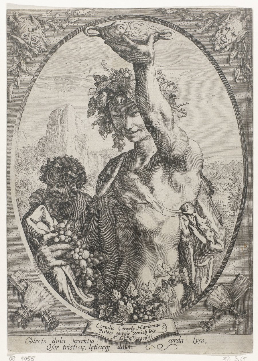 Bachus autorstwa Hendrick Goltzius