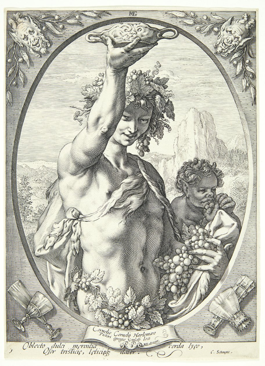 Bachus autorstwa Hendrick Goltzius