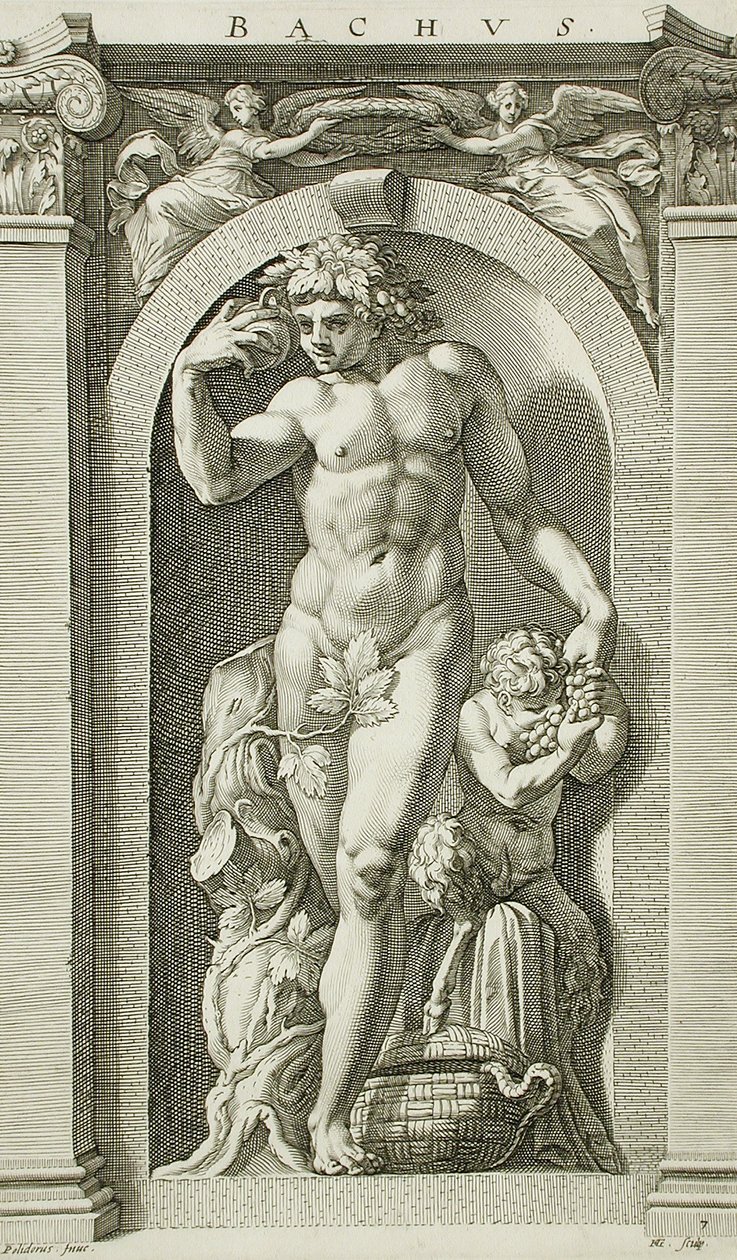 Bachus autorstwa Hendrick Goltzius