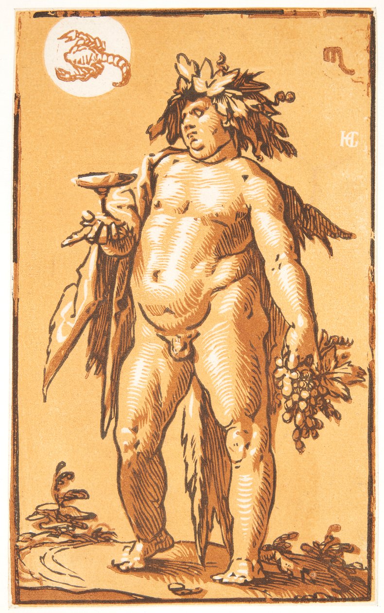 Bacchus autorstwa Hendrick Goltzius