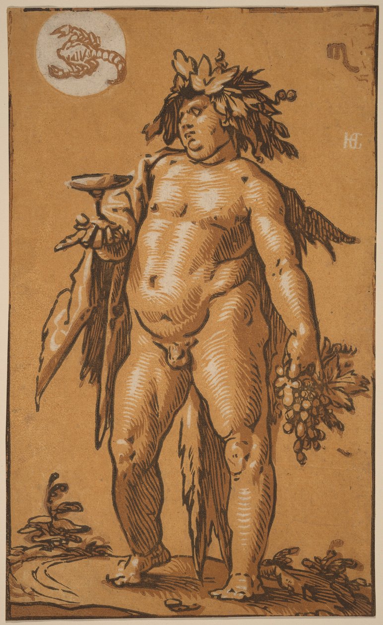 Bacchus autorstwa Hendrick Goltzius