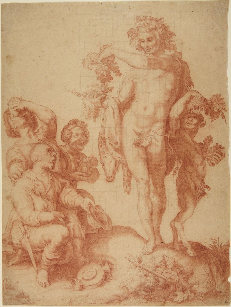 Bacchus autorstwa Hendrick Goltzius