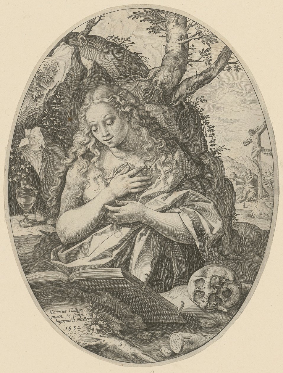 Pokutująca Magdalena autorstwa Hendrick Goltzius