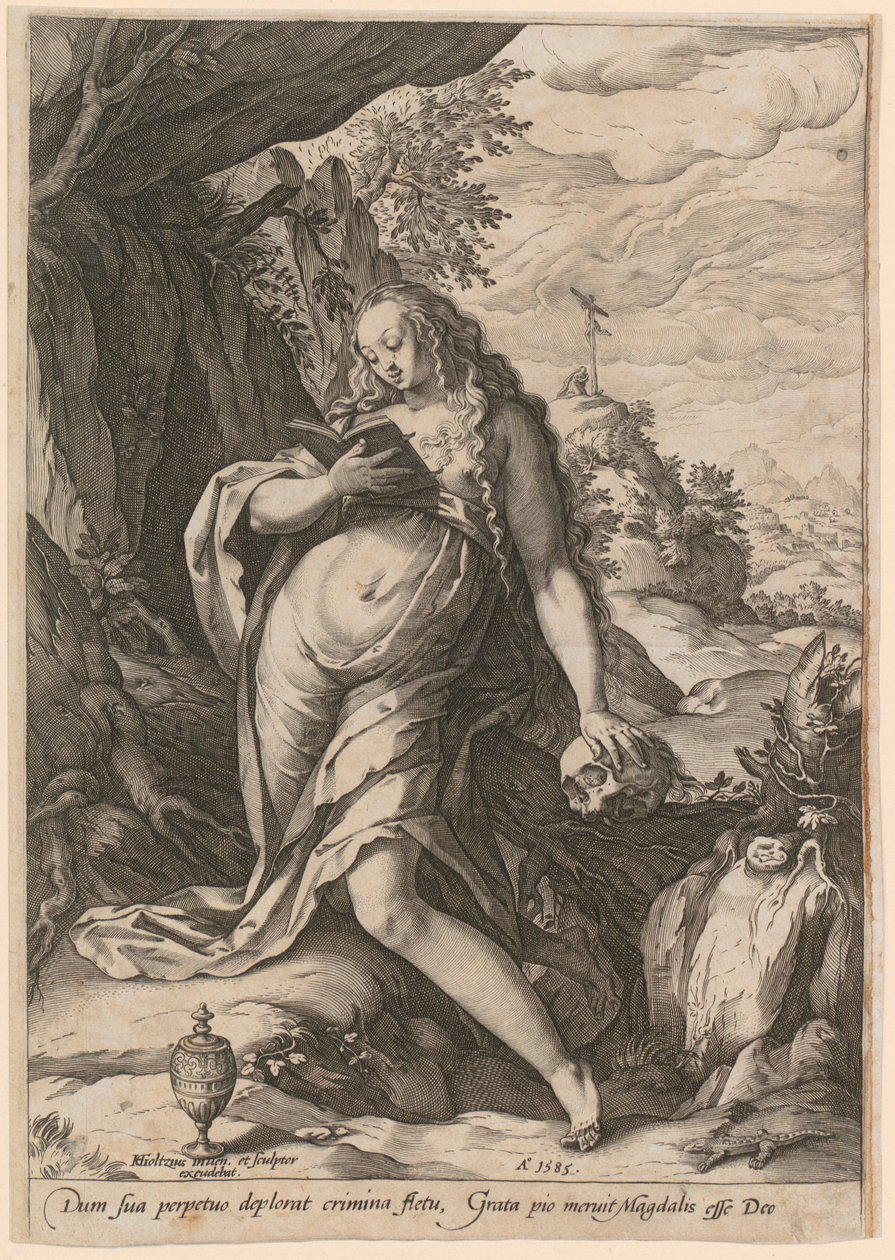 Pokutująca Magdalena autorstwa Hendrick Goltzius