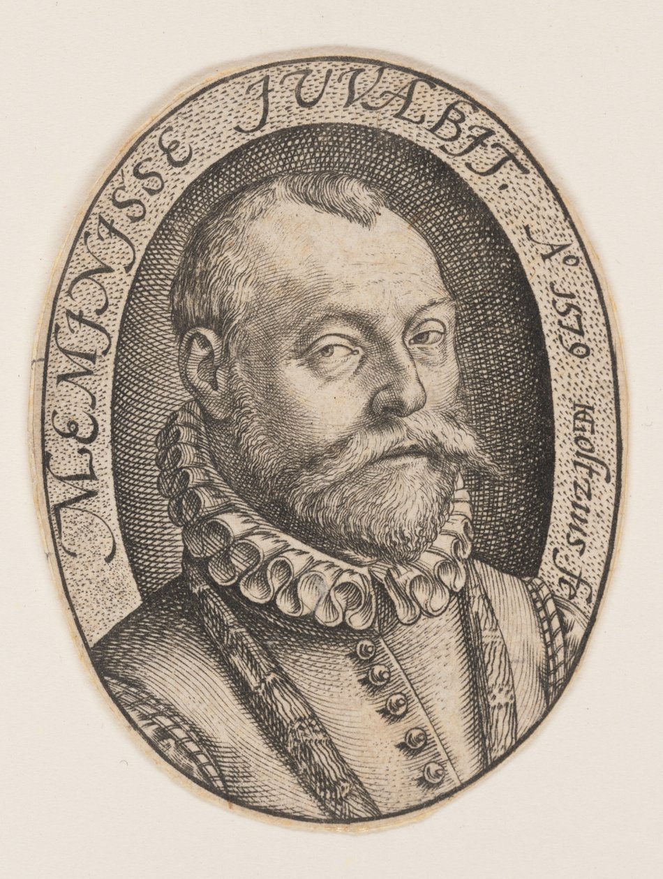 Popiersie mężczyzny zwróconego w prawo autorstwa Hendrick Goltzius
