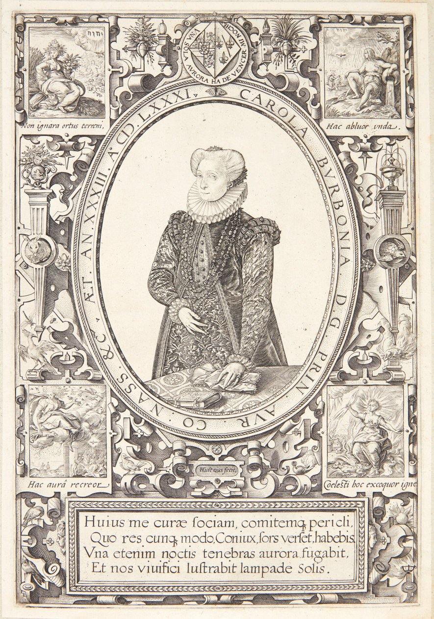 Charlotta de Burbon autorstwa Hendrick Goltzius