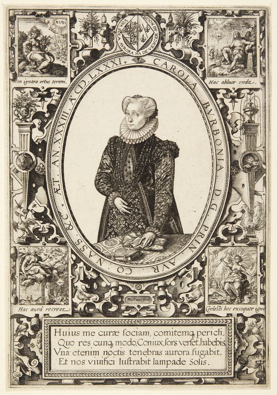 Charlotte de Burbon autorstwa Hendrick Goltzius