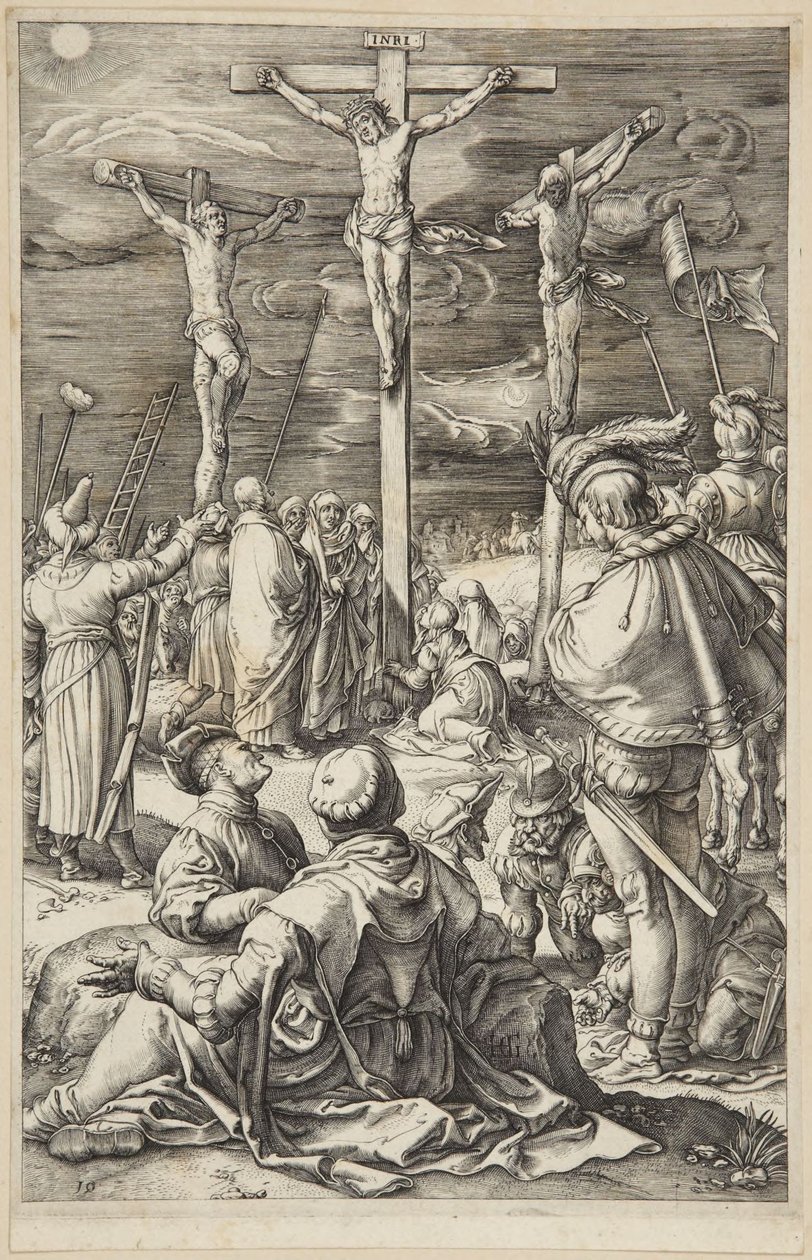 Chrystus na krzyżu autorstwa Hendrick Goltzius
