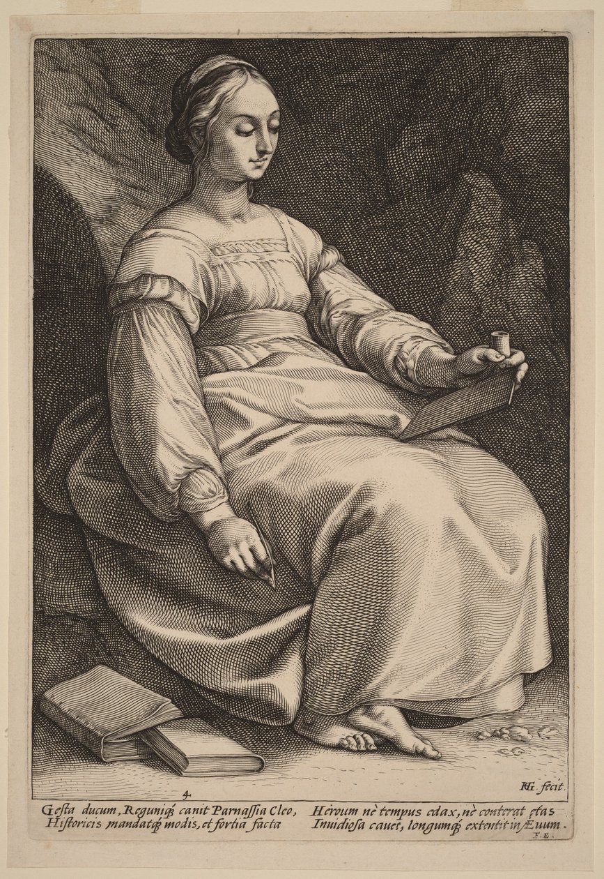 Historia autorstwa Hendrick Goltzius