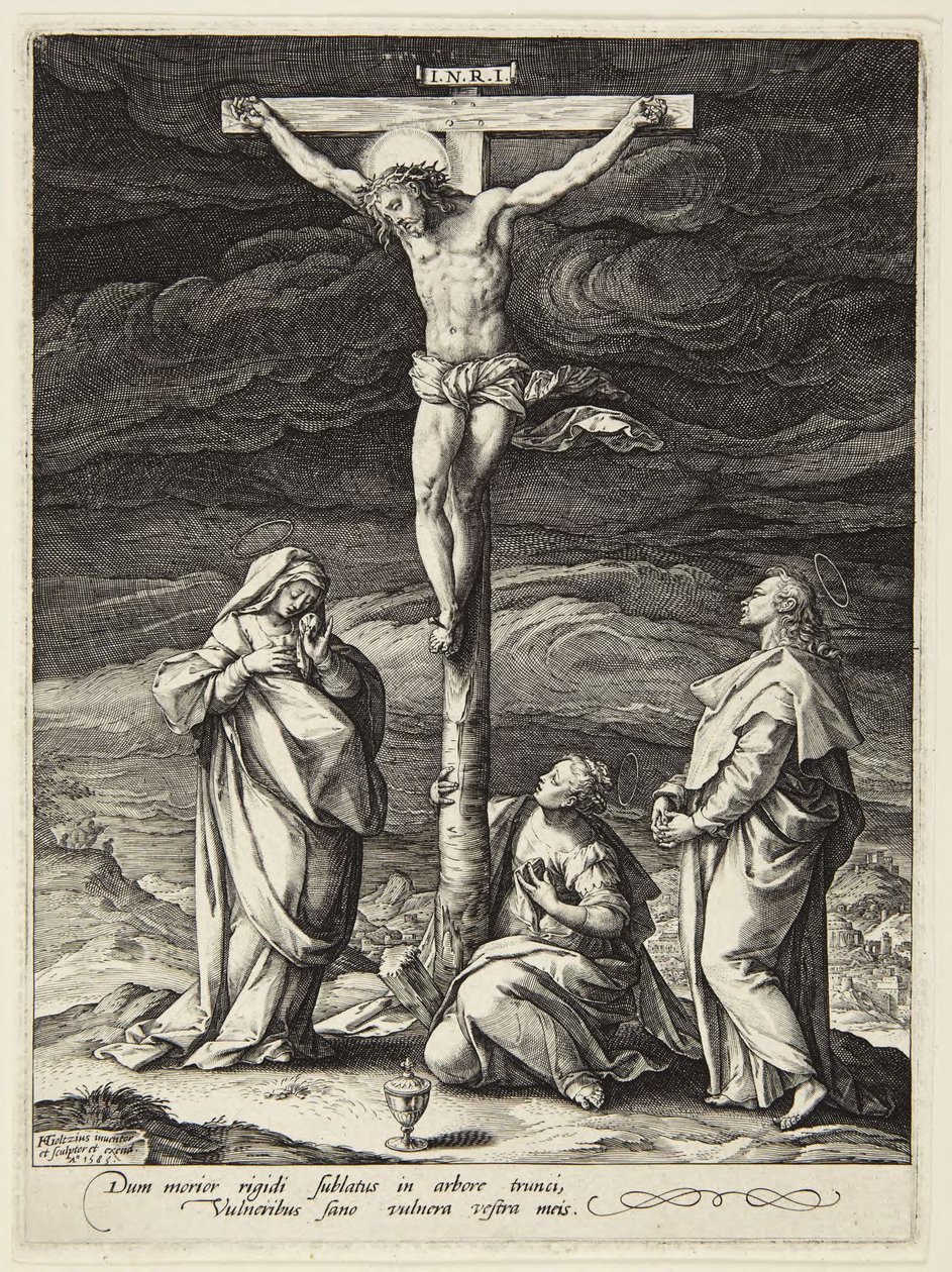 Ukrzyżowanie autorstwa Hendrick Goltzius