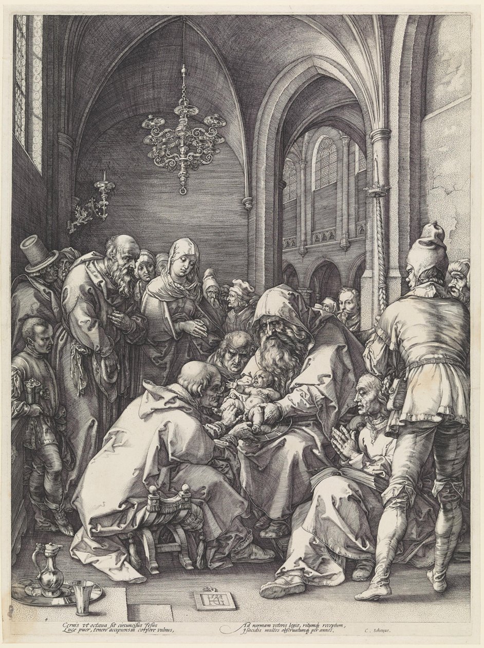 Obrzezanie autorstwa Hendrick Goltzius