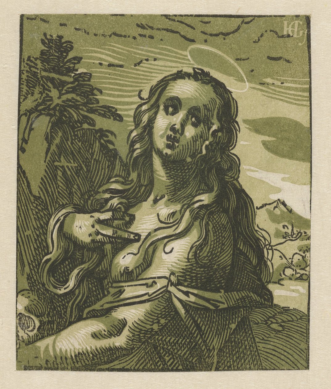 By boetvaardige Maria Magdalena autorstwa Hendrick Goltzius