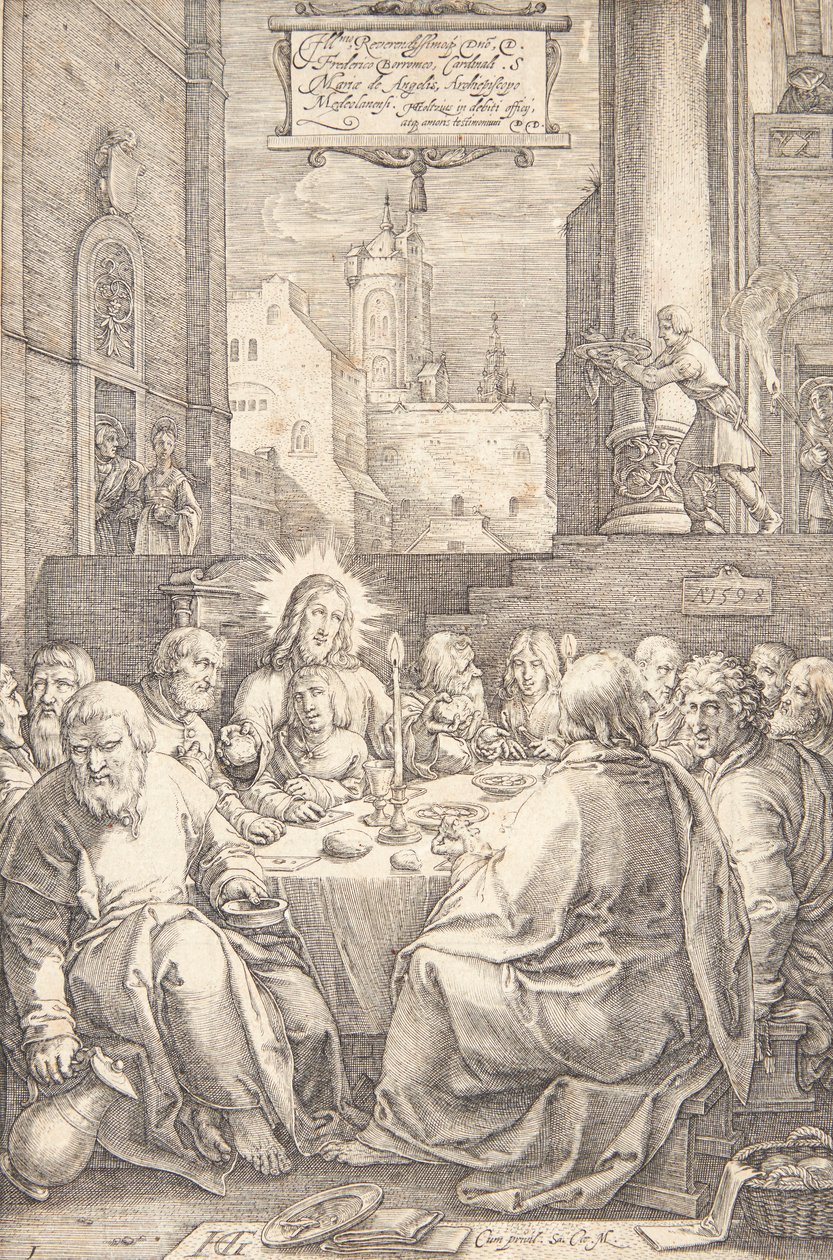 Ostatnia Wieczerza autorstwa Hendrick Goltzius