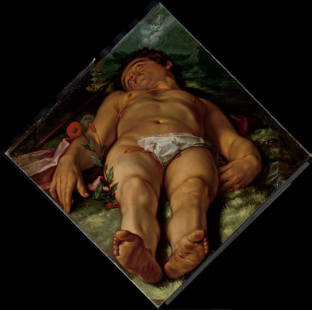 Umierający Adonis autorstwa Hendrick Goltzius