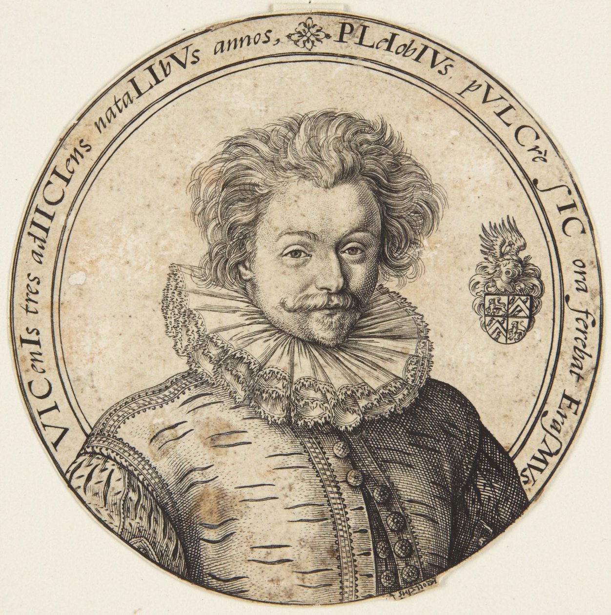 Erasmus Pleiobius autorstwa Hendrick Goltzius