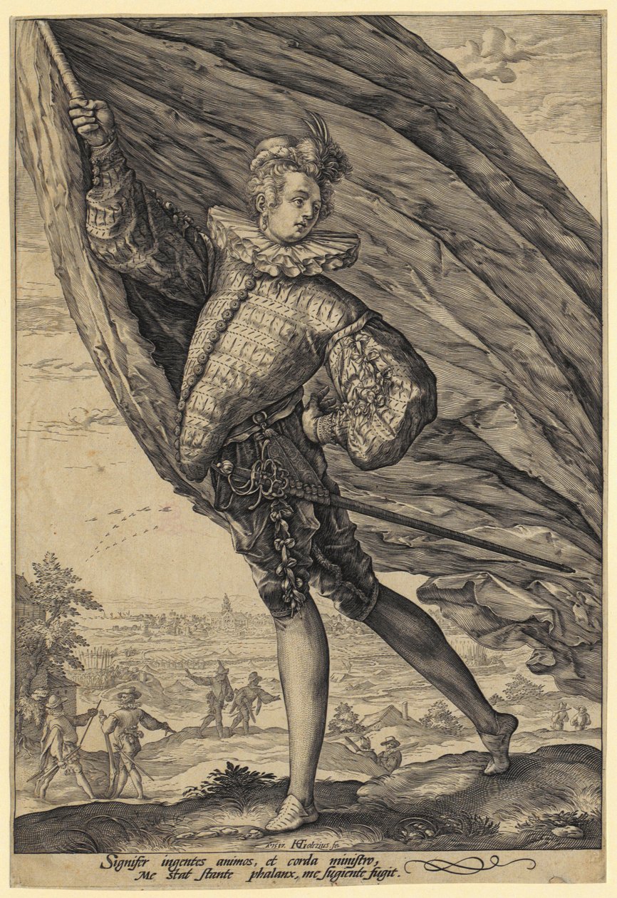 Chorąży autorstwa Hendrick Goltzius