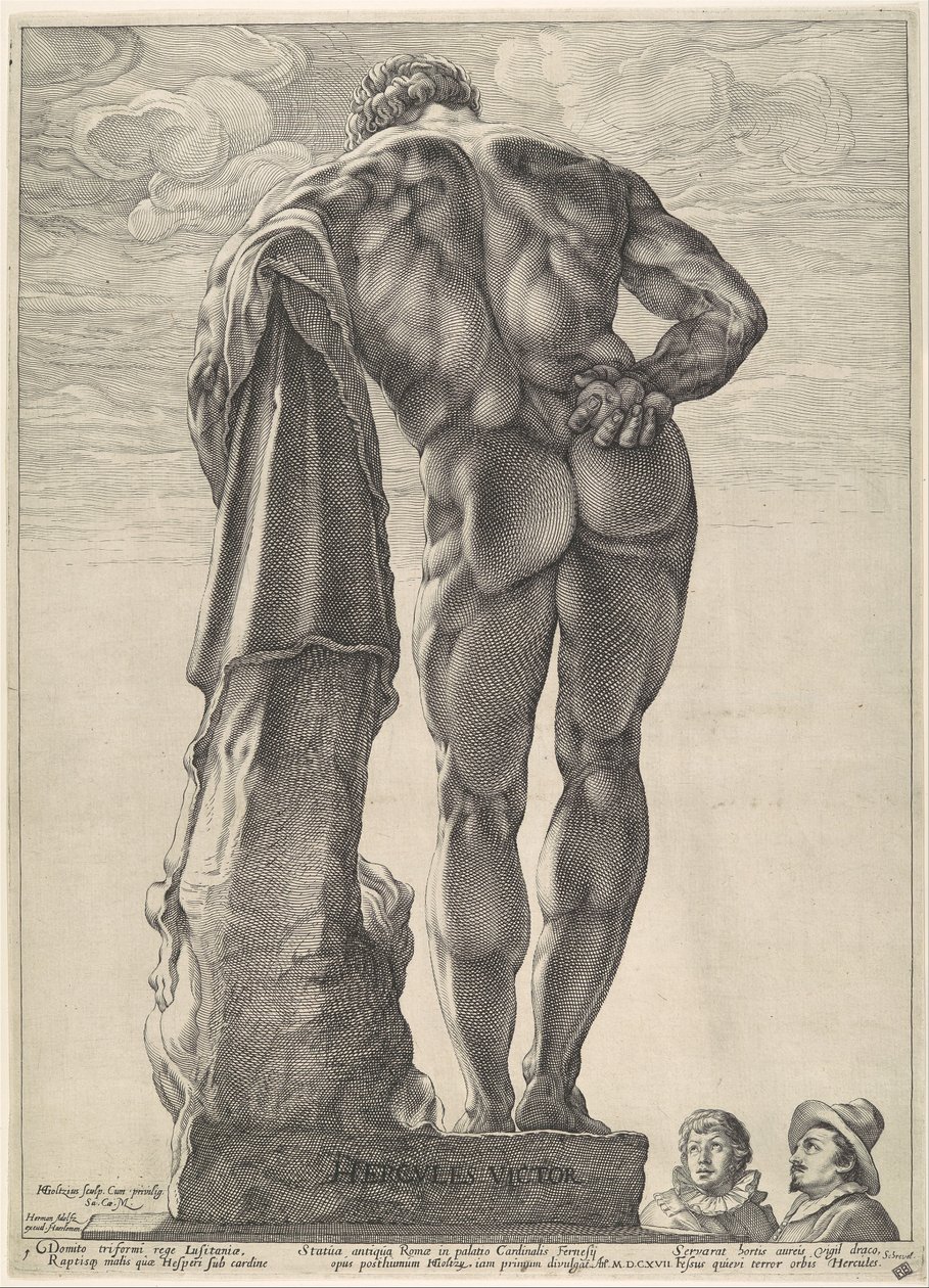 Herkules z Farnese autorstwa Hendrick Goltzius