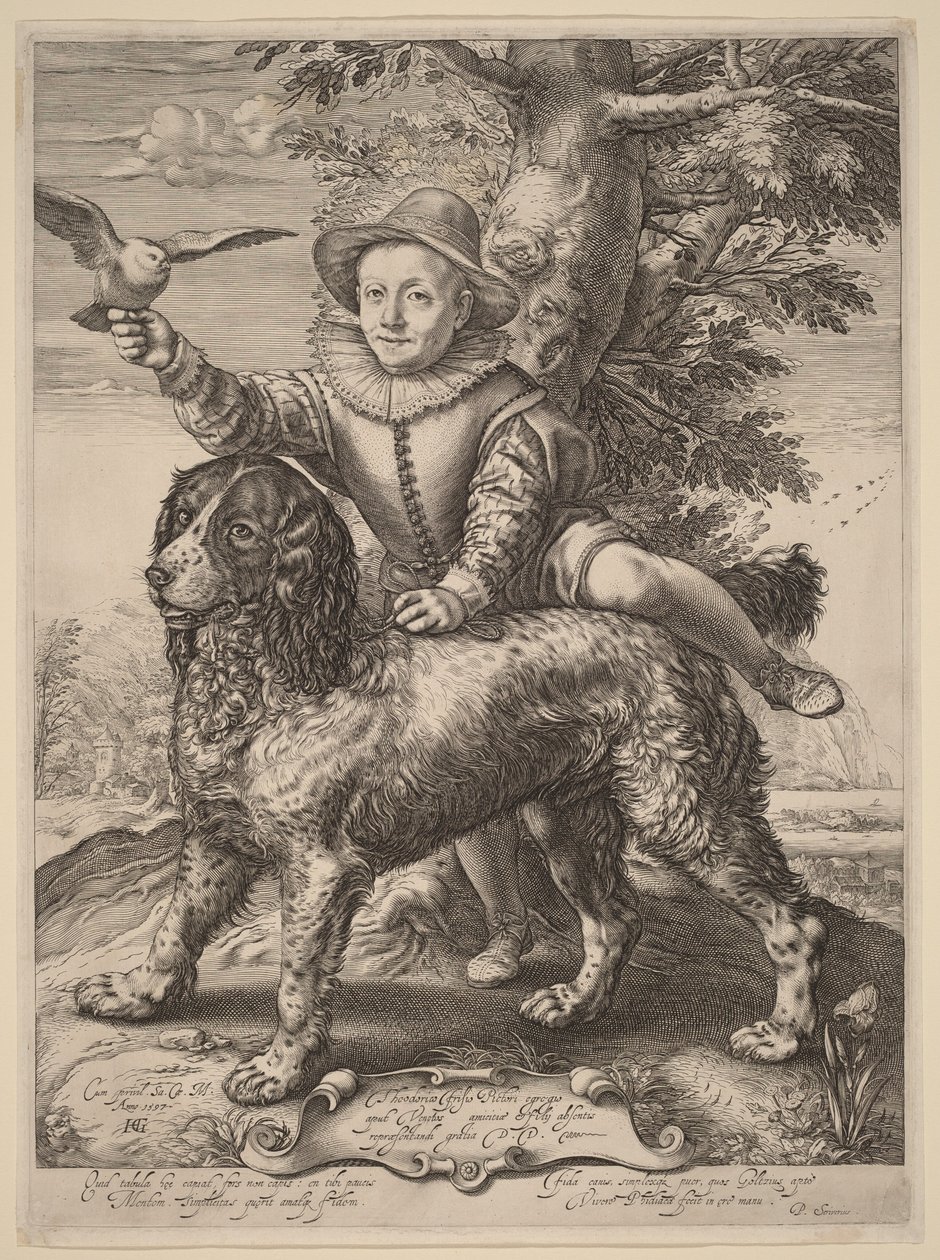 Frederik de Vries autorstwa Hendrick Goltzius