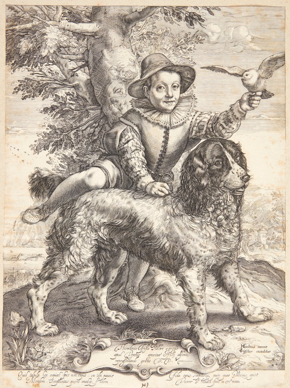 Frederik de Vries autorstwa Hendrick Goltzius