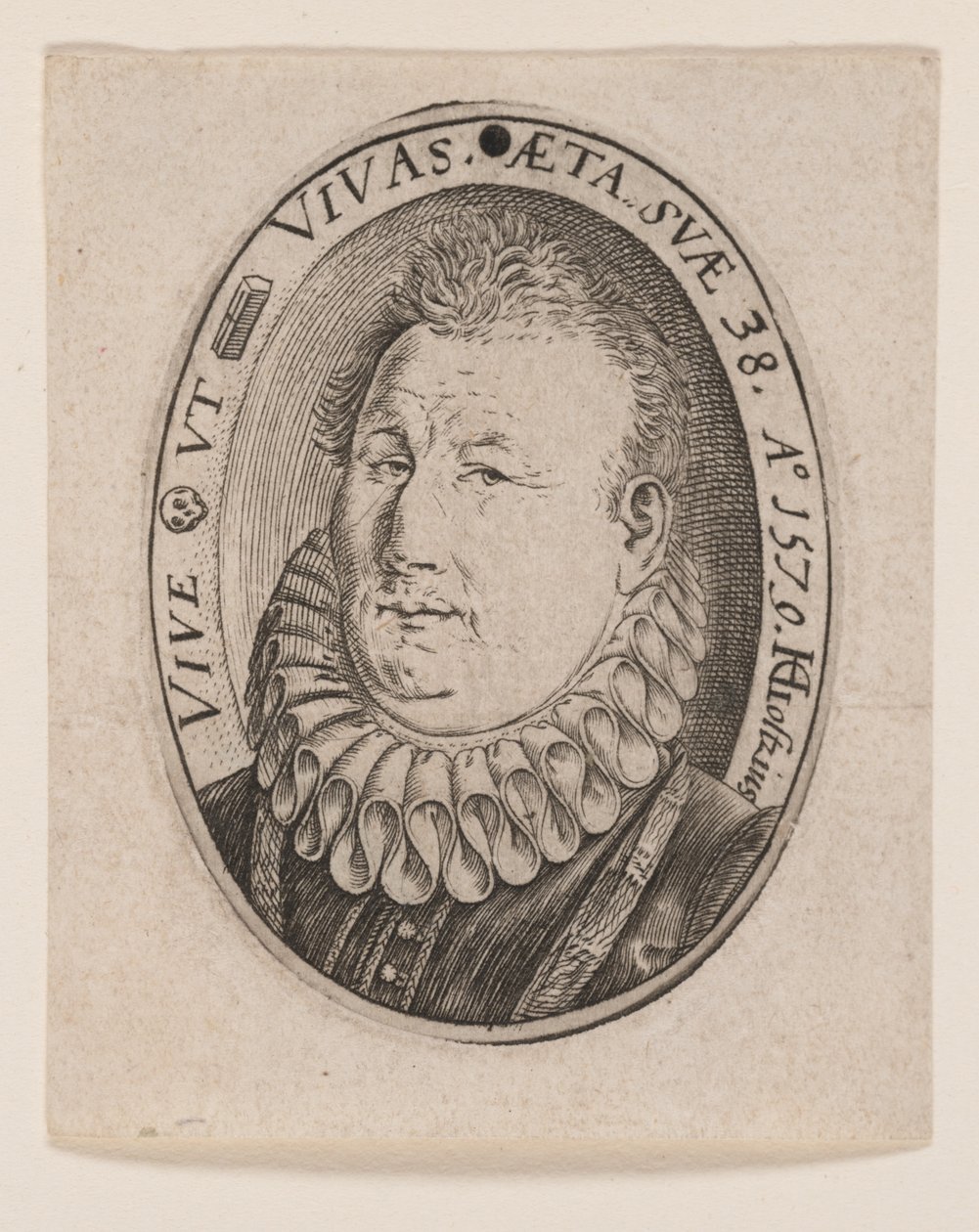 Gerit Jansz. van Schooten autorstwa Hendrick Goltzius