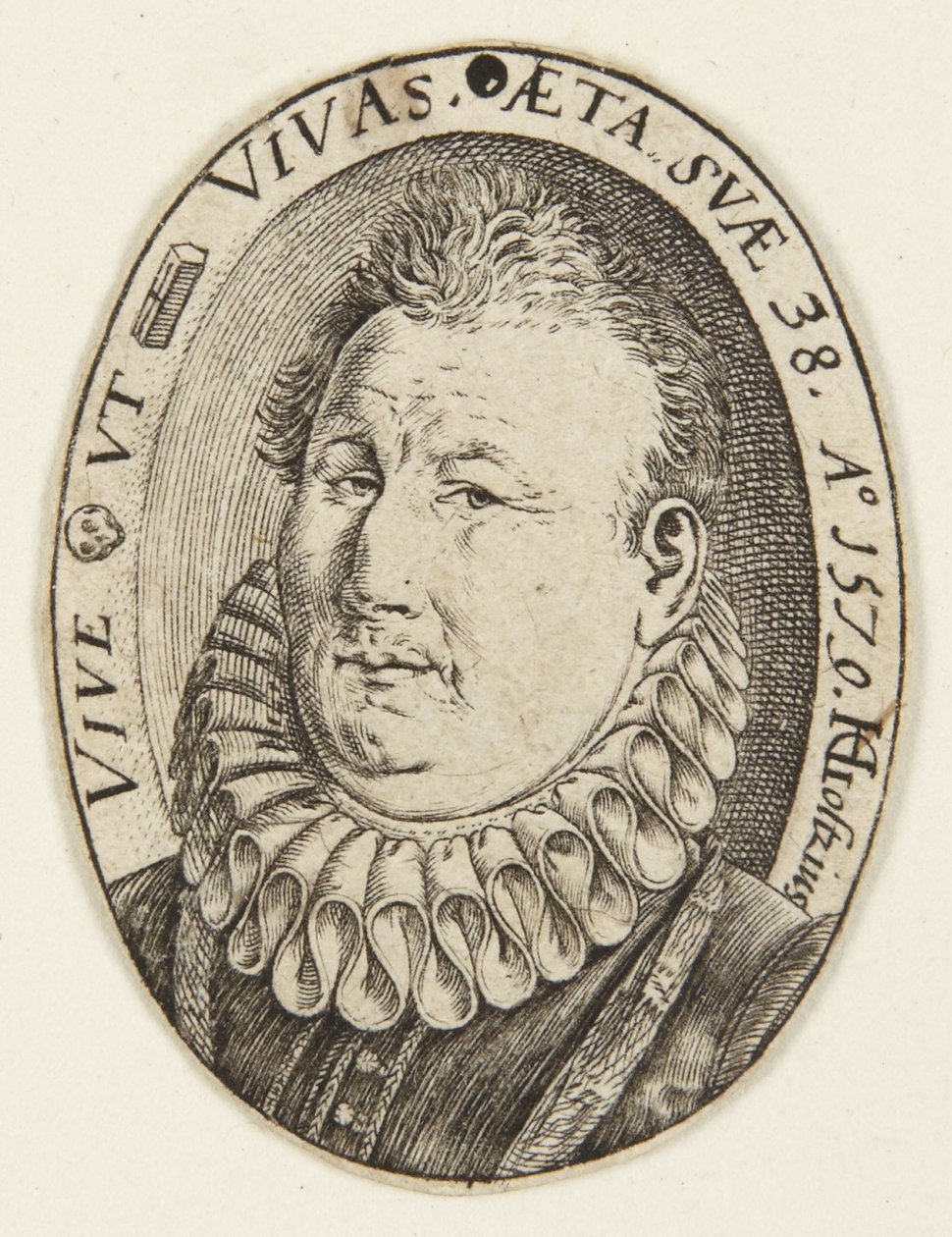 Gerrit Jansz. van Schooten autorstwa Hendrick Goltzius