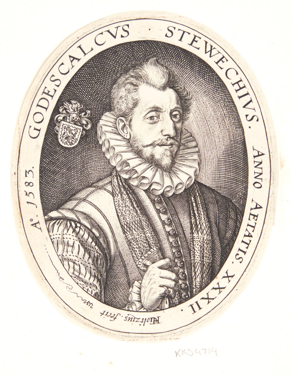 Godescalcus Stewechius autorstwa Hendrick Goltzius