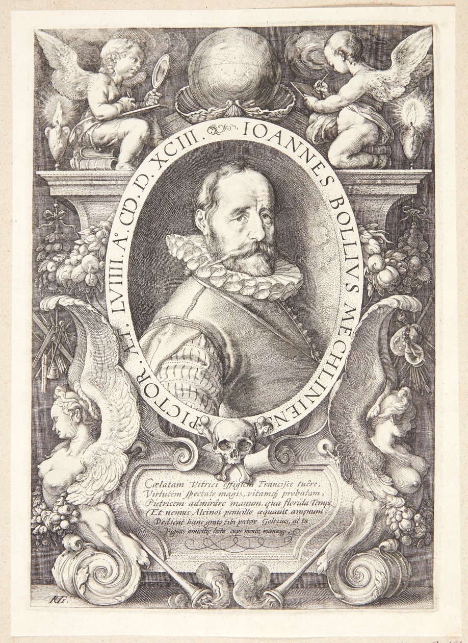 Hans Bol autorstwa Hendrick Goltzius