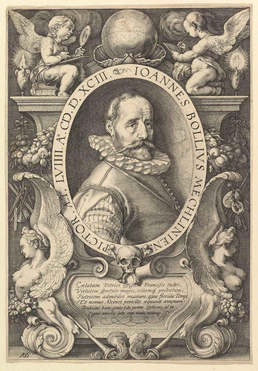 Hans Bol autorstwa Hendrick Goltzius