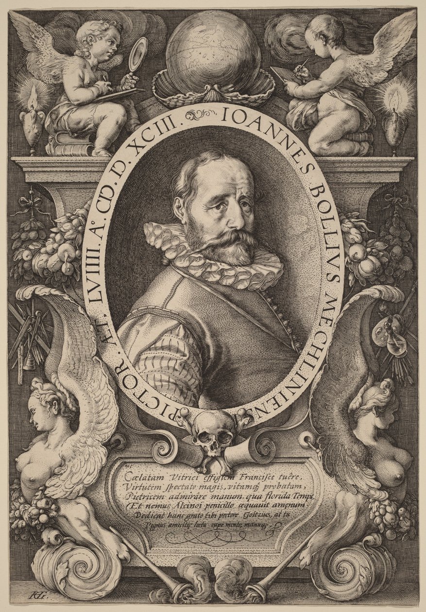 Hans Bol autorstwa Hendrick Goltzius